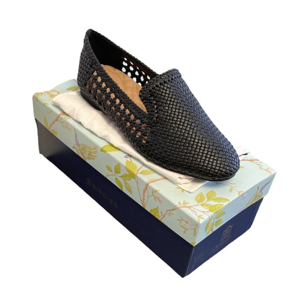 "LIMITED OFFER" Birdies The Starling Woven Loafers BLACK